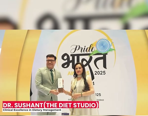 Dt. Sushant Thakur — Pride Bharat Award 2025
